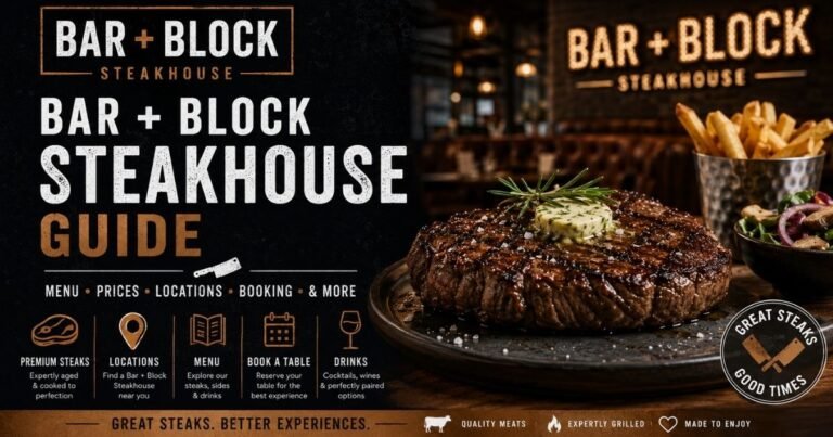 Bar + Block Steakhouse Guide