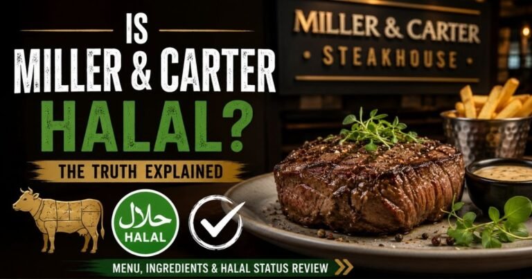 Is Miller and Carter Halal