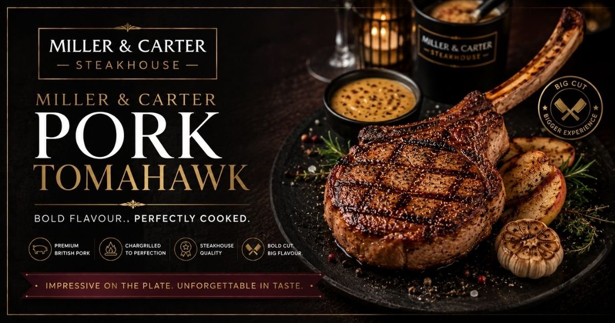 Miller and Carter Pork Tomahawk