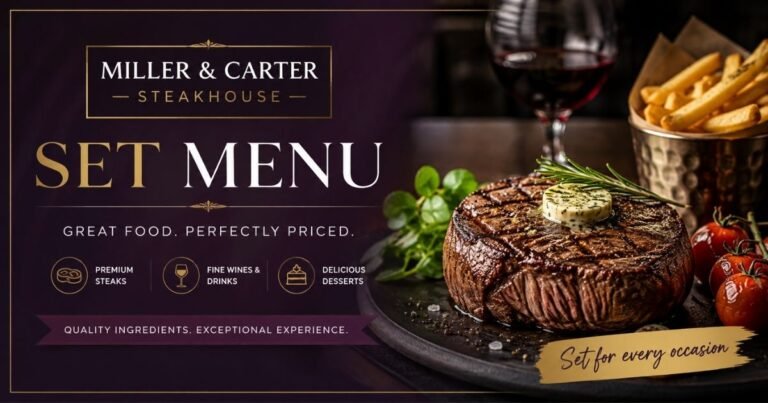 Set Menu Miller and Carter