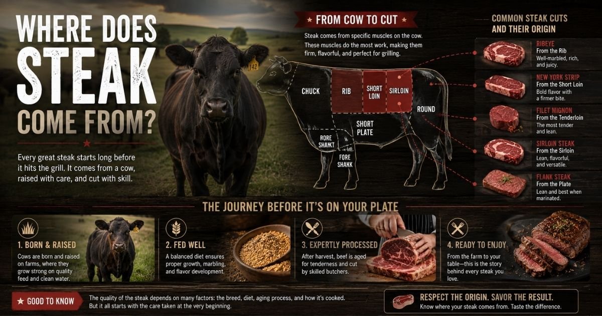 Where Does Steak Come From